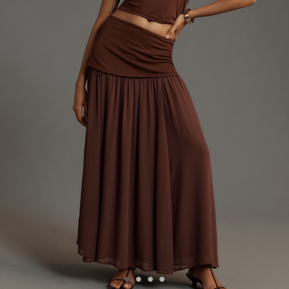 Anthropologie Maxi Skirt